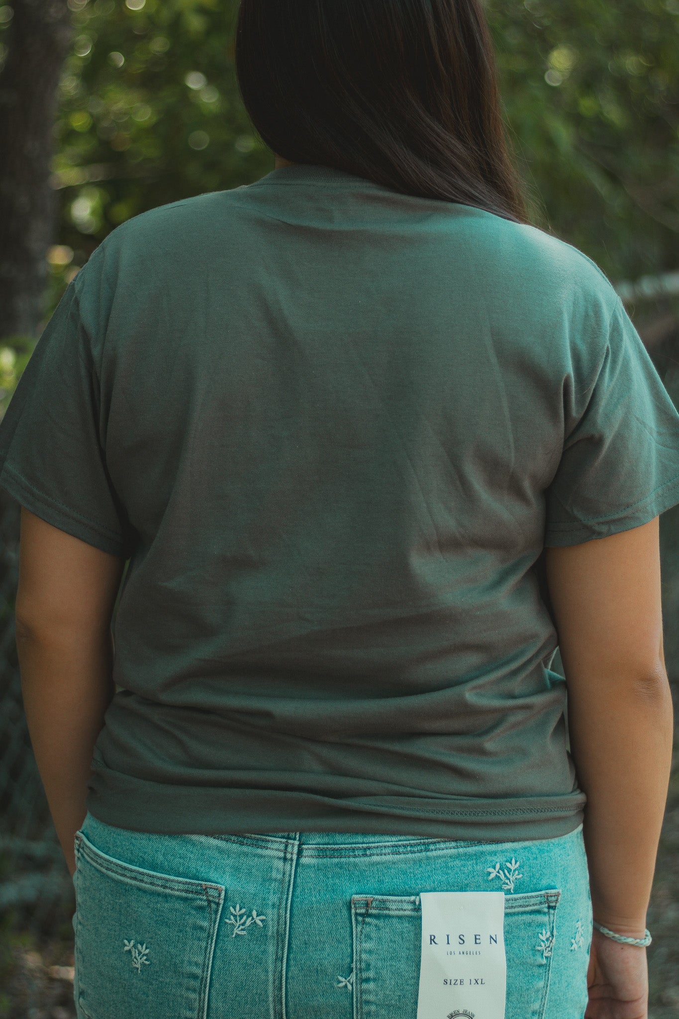 Charcoal Pray Graphic Tee - M