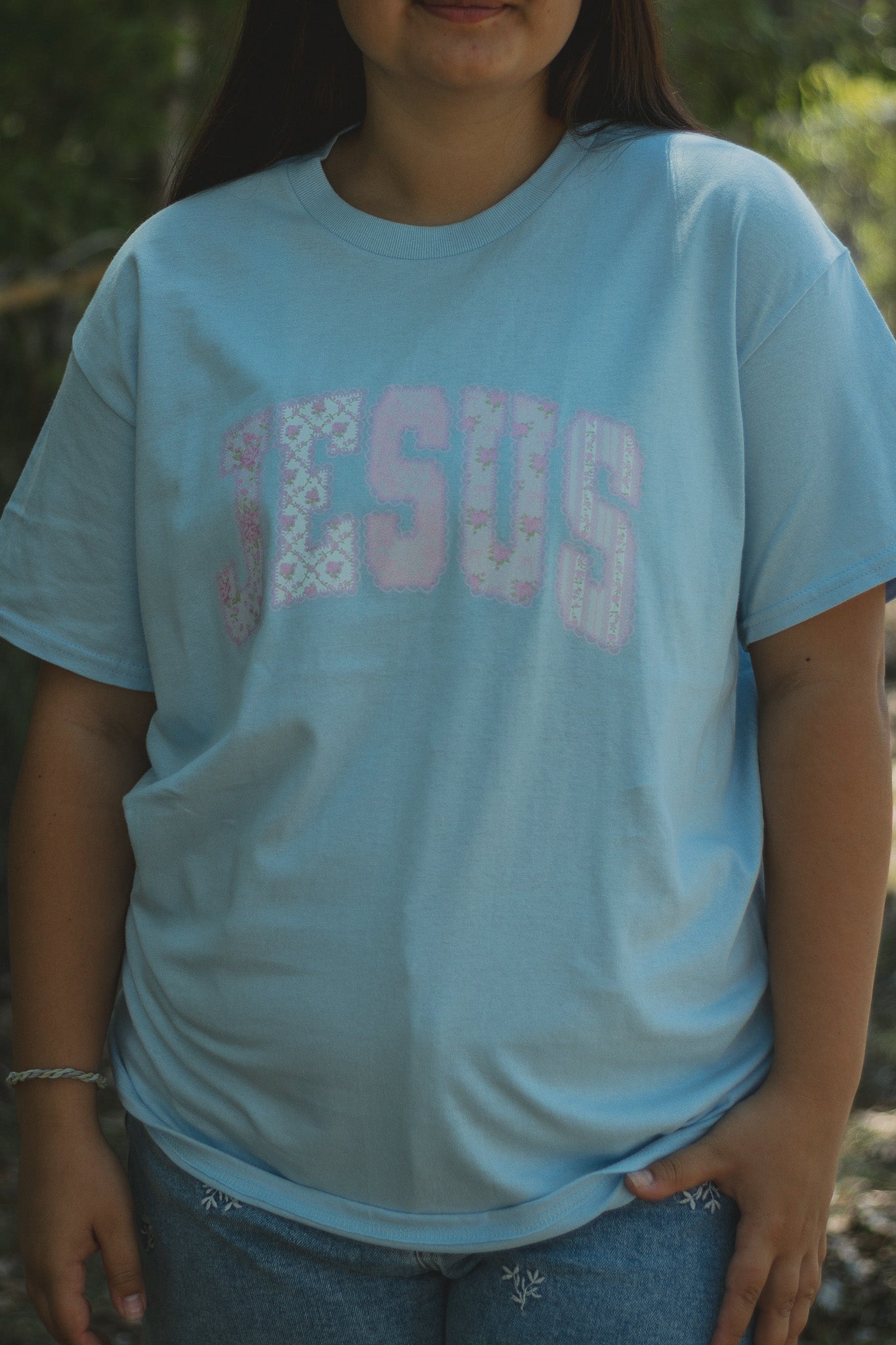 Blue Jesus Graphic Tee