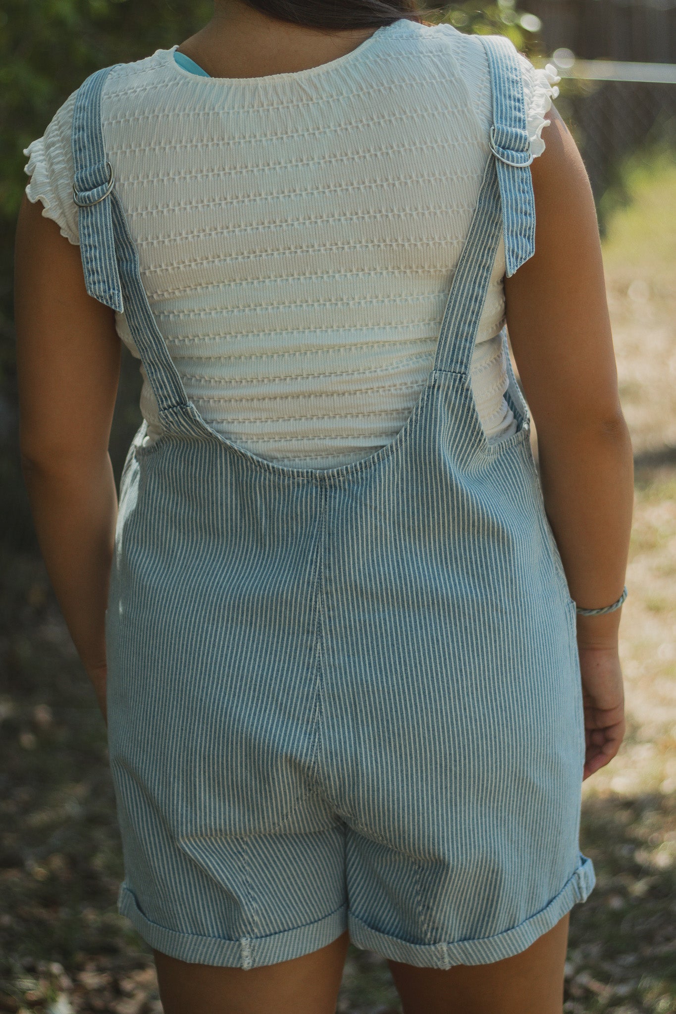 Morning Tide Denim Romper