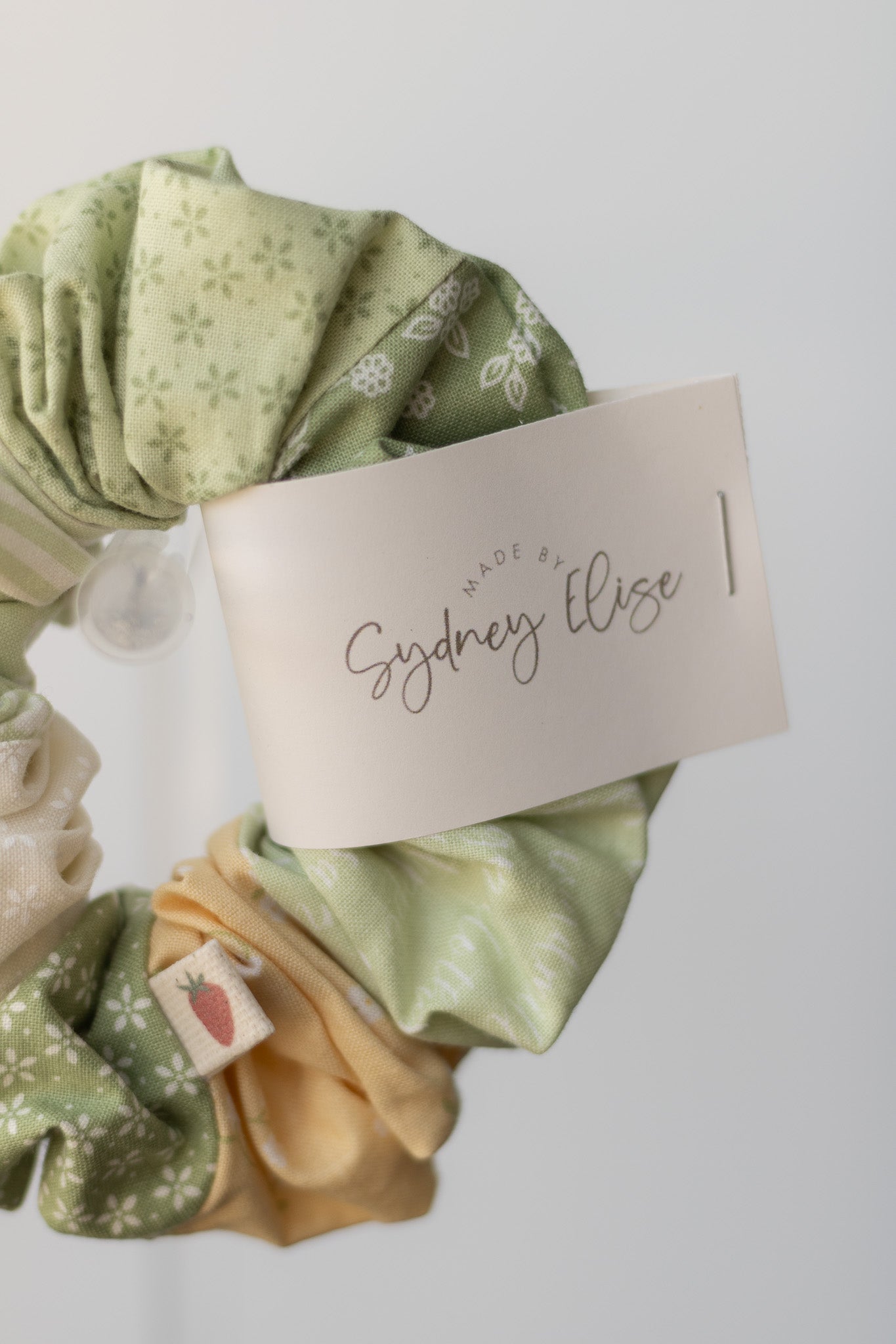 Matcha Picnic | Jumbo Patchwork Scrunchie