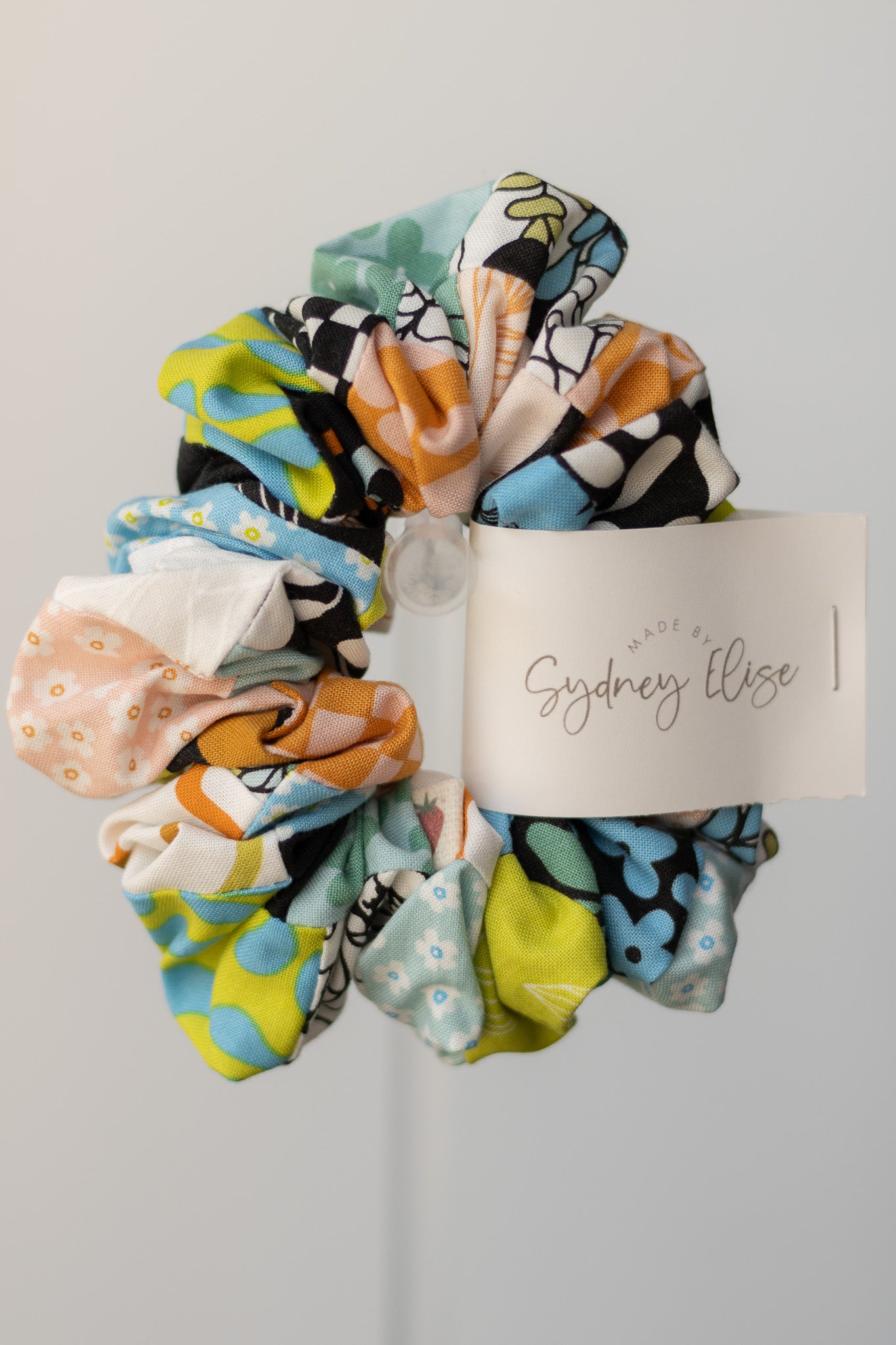 Groovy Gal | Jumbo Patchwork Scrunchie