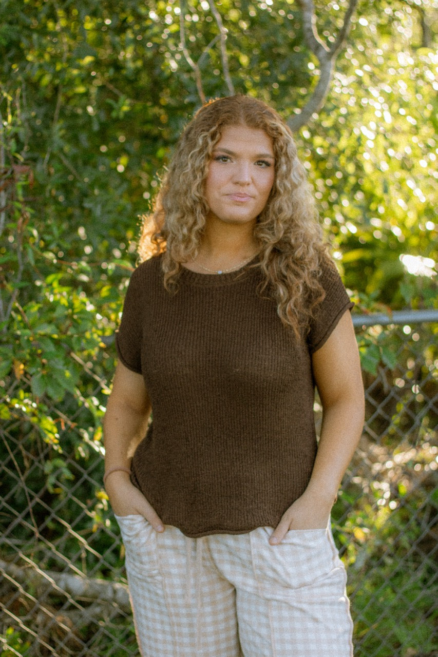 Diner Coffee Sweater Top