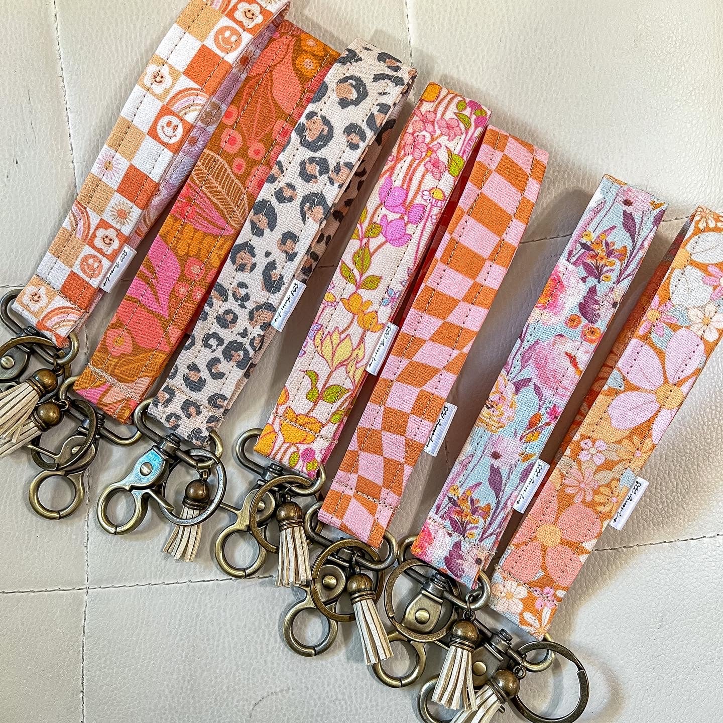 Orange Sherbet | Keychain Wristlet