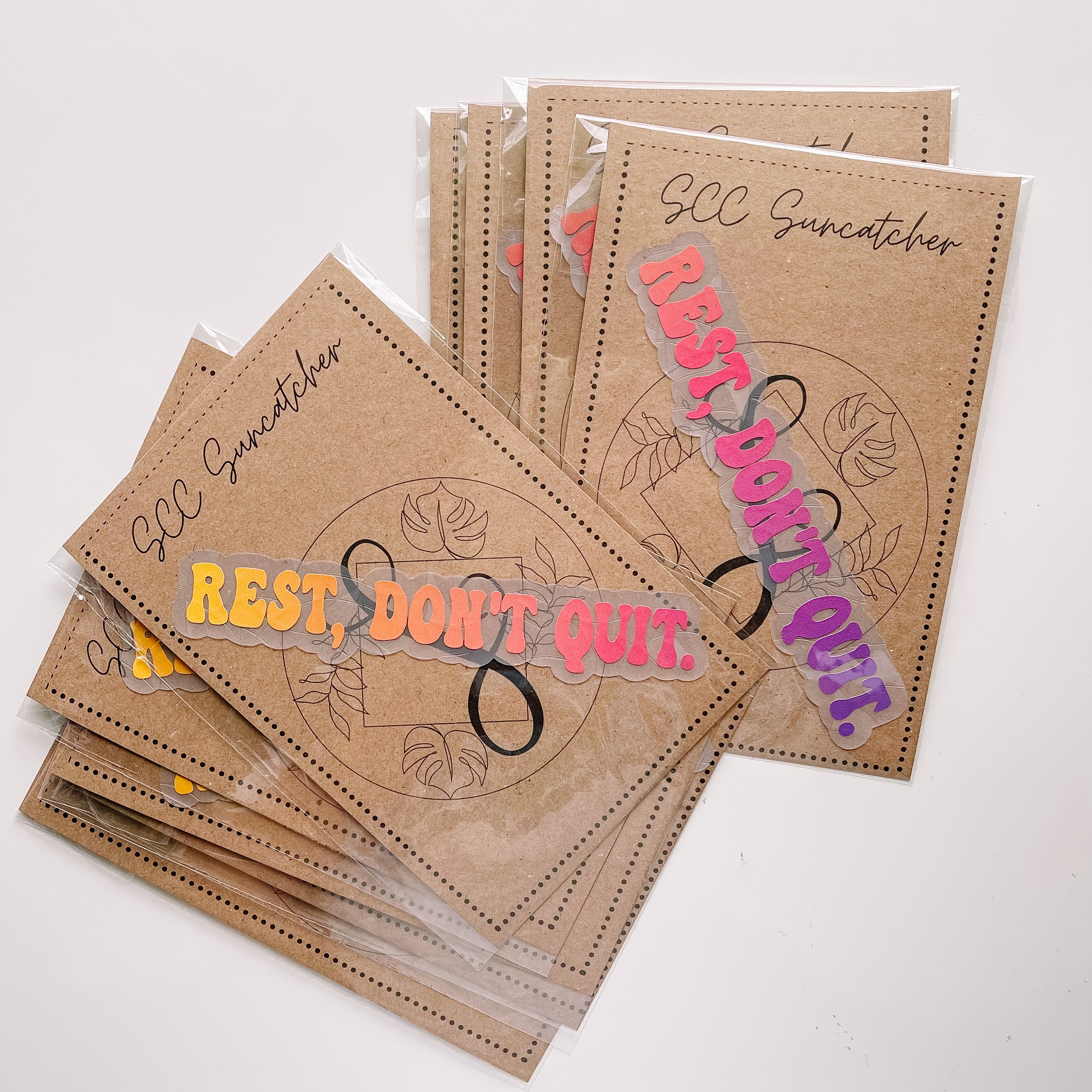 Rest, Don't Quit Suncatcher